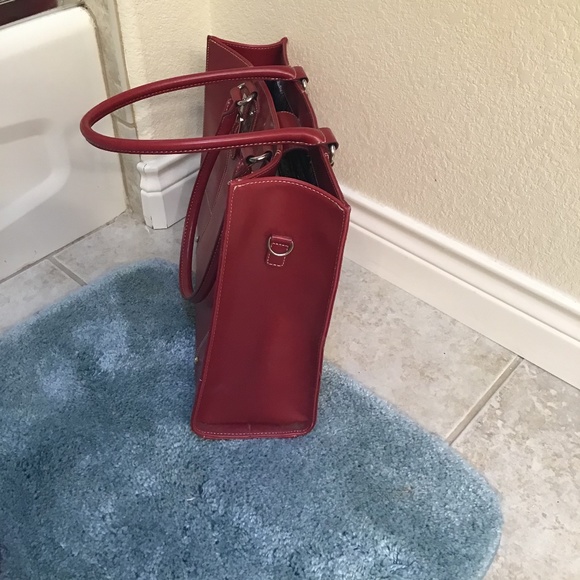 Wilson leather ladies briefcase / shoulder bag - Picture 3 of 8